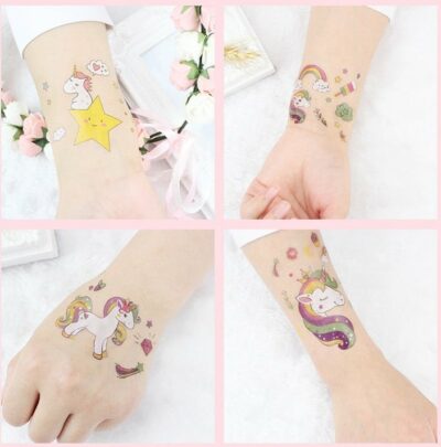large set unicorn tattoos 7