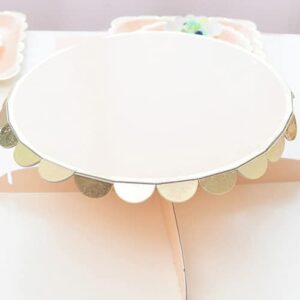 Peach cake stand cardboard, party decoration Auckland NZ