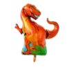 Red T-Rex dinosaur foil balloon 91x76cm helium quality, Auckland NZ