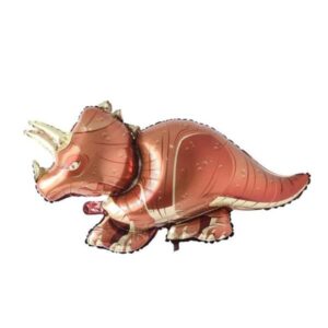 Triceratops dinosaur foil balloon 60x110cm helium quality, Auckland NZ