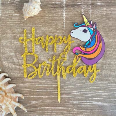 Unicorn Cake Topper