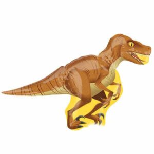 Velociraptor dinosaur foil balloon 123x92cm helium quality, Auckland NZ