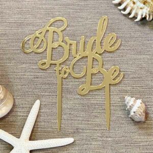 Bride to Be wedding cake topper acrylic gold or rose gold, Auckland NZ