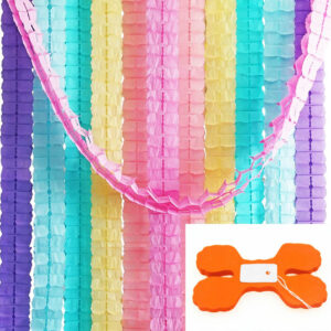 Four Leaf Clover Paper Garlands orange