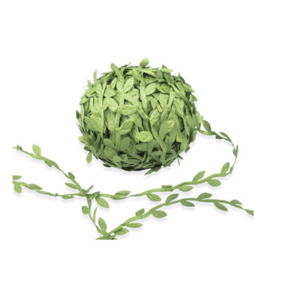Green Leaf Trim Ribbon Vine