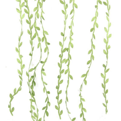 Green Leaf Trim Ribbon Vine4