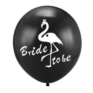 Bride to Be flamingo balloon pack 12 inch helium quality, Auckland NZ