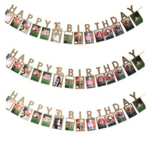 age birthday photo banner