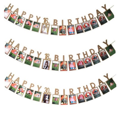 age birthday photo banner age birthday photo banner