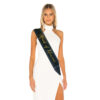 maid of honour new Maid of Honour gold on black sash 78cm, hens night Auckland NZ