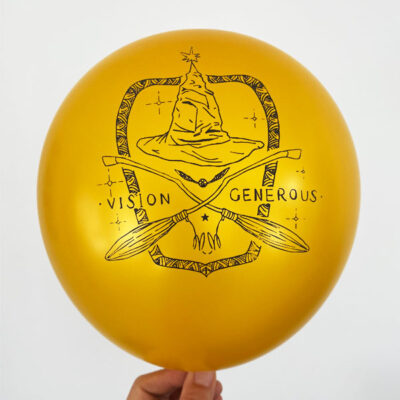 Harry Potter balloon single H 30cm helium quality, Auckland NZ
