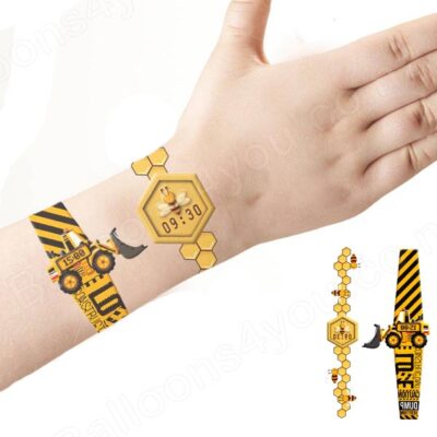 EC-097 Kids wristband watch temporary tattoos Bec-097 12x75cm, Auckland NZ