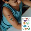 EC-731 Dinosaur temporary tattoo set Bec-731 12x75cm, party favour Auckland NZ