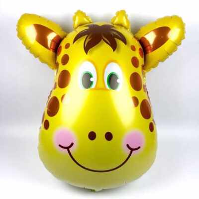 Giraffe Head Animal Party Balloon