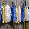 Graduation party tissue tassel garland style B 4 packs, Auckland NZ