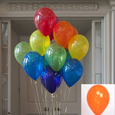Jewel Crystal Orange balloon
