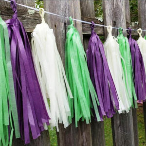 Mermaid Party Tissue Tassel Garland Kit