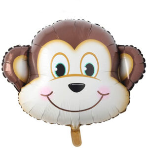 Monkey Head Foil Balloon