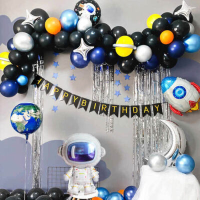 Outer Space Balloons Garland