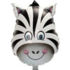 Zebra Head Foil Balloon Zebra Head Foil Balloon