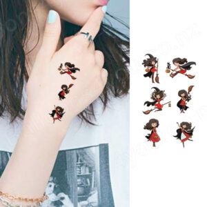 Halloween kid temporary tattoo strip BEC820 12x7.5cm, Auckland NZ