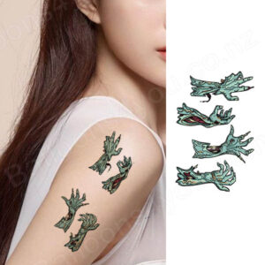 Halloween temporary tattoo sheet BLC970 21x15cm, Auckland NZ