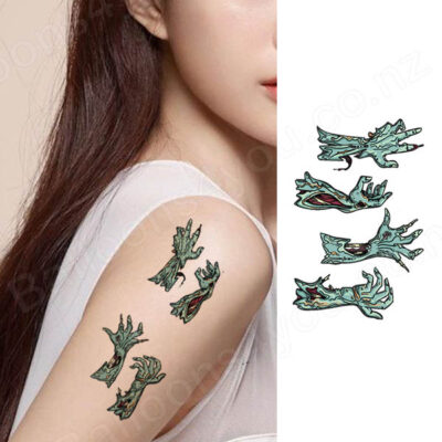 Halloween temporary tattoo sheet BLC970 21x15cm, Auckland NZ