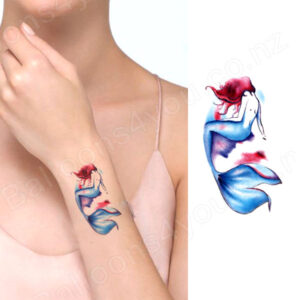 Cute temporary tattoo strip BRC076P 10.5x6cm, party favour Auckland NZ