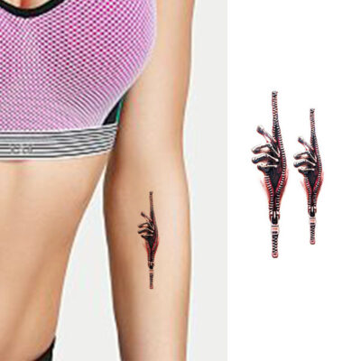 BRC-217 Halloween temporary tattoo strip BRC217 10.5x6cm, Auckland NZ