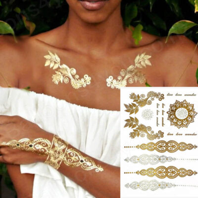 Metallic Tattoo - Temporary Tattoos Metallic Tattoo - Temporary Tattoos