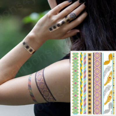 Metallic Tattoo - Temporary Tattoos Metallic Tattoo - Temporary Tattoos