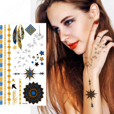 Metallic Tattoo - Temporary Tattoos