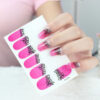 Waterproof nail wrap sticker Bys216 nail art design, Auckland NZ