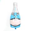 Blue champagne bottle foil balloon 100x49cm, party decoration Auckland NZ