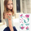 EC-173 Kids mermaid temporary tattoo EC173 12x75cm, party favour Auckland NZ
