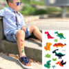 Dinosaur temporary tattoo set Bec-729 12x75cm, party favour Auckland NZ