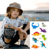 Dinosaur temporary tattoo set Bec-730 12x75cm, party favour Auckland NZ
