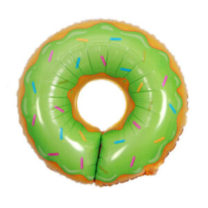 Green Donut sweet candy foil balloon