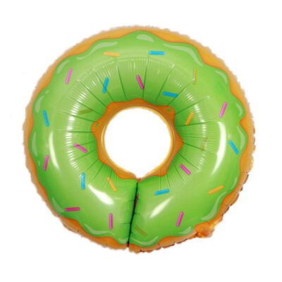 Green Donut sweet candy foil balloon Green Donut sweet candy foil balloon