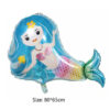 Mermaid party balloon