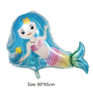 Mermaid party balloon