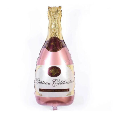 Rose gold Champagne Bottle Rose gold champagne bottle foil balloon 100x49cm, party decoration Auckland NZ