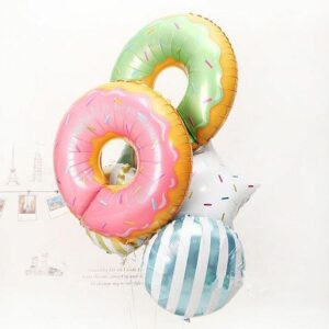 Sweet Candy Donut Foil Balloons