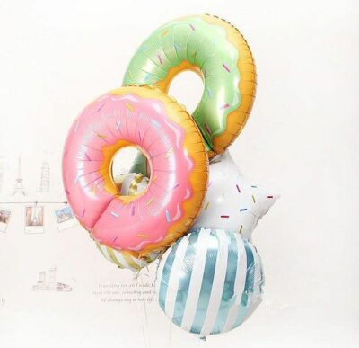 Sweet Candy Donut Foil Balloons Sweet Candy Donut Foil Balloons
