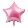 Pink star foil balloon 18 inch 45cm helium quality self-sealing, Auckland NZ
