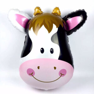 Cow Head Animal Foil Balloon
