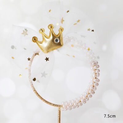 Crown birthday cake topper Crown round birthday cake topper acrylic, Auckland NZ