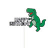 Dinosaur birthday cake topper style B acrylic, Auckland NZ