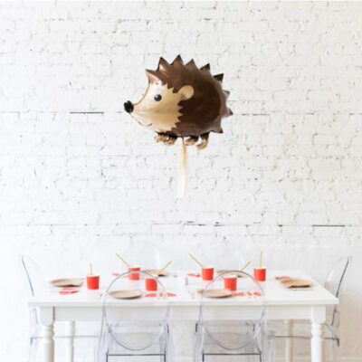 Cartoon-Forest-Animals-Balloons-Raccoon-And-Fox-Helium-Hedgehog-Foil-Balloon-Happy-Birthday-Jungle-Party-Decorations Hedgehog forest animal foil balloon 55x49cm helium quality, Auckland NZ