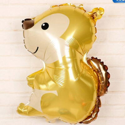 Squirrel forest animal foil balloon 66x47cm helium quality, Auckland NZ
